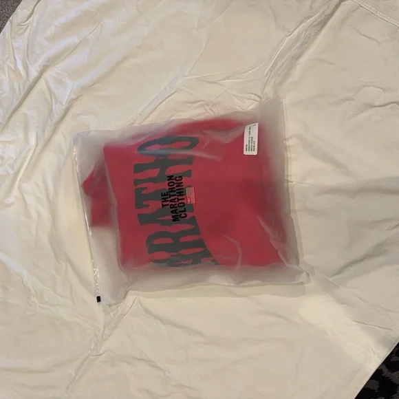 The Marathon Clothing Red Hoodie - Picture 7 of 7